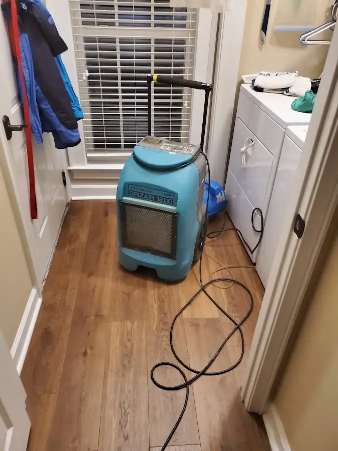 Commercial dehumidifier deployed for Crawl Space Restoration in Jersey Village